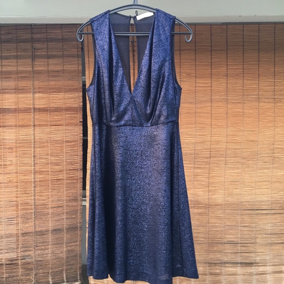 Sandro Metallic Woven Mini Dress - Picture 3 of 6